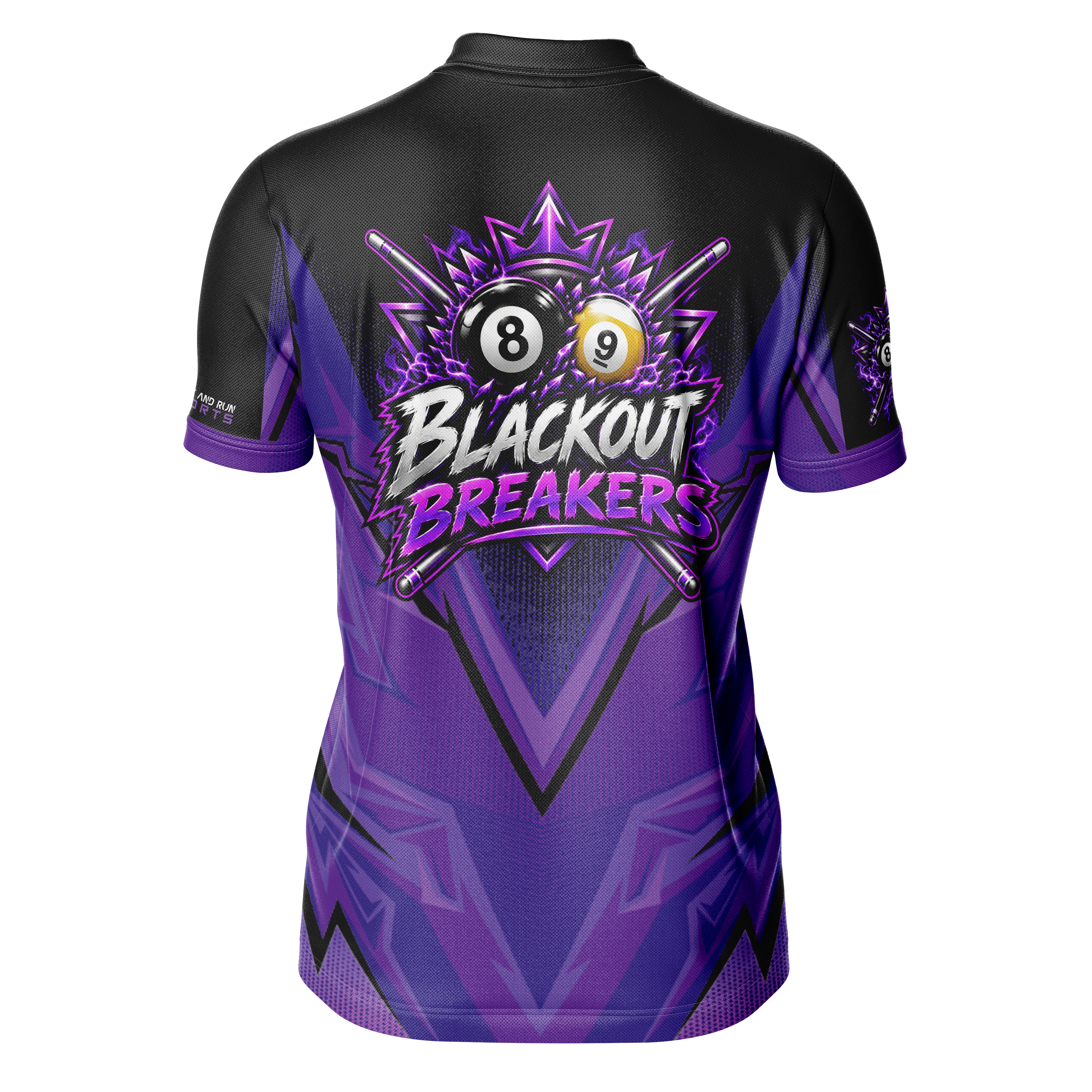 Blackout Breakers Custom Billiards Jersey