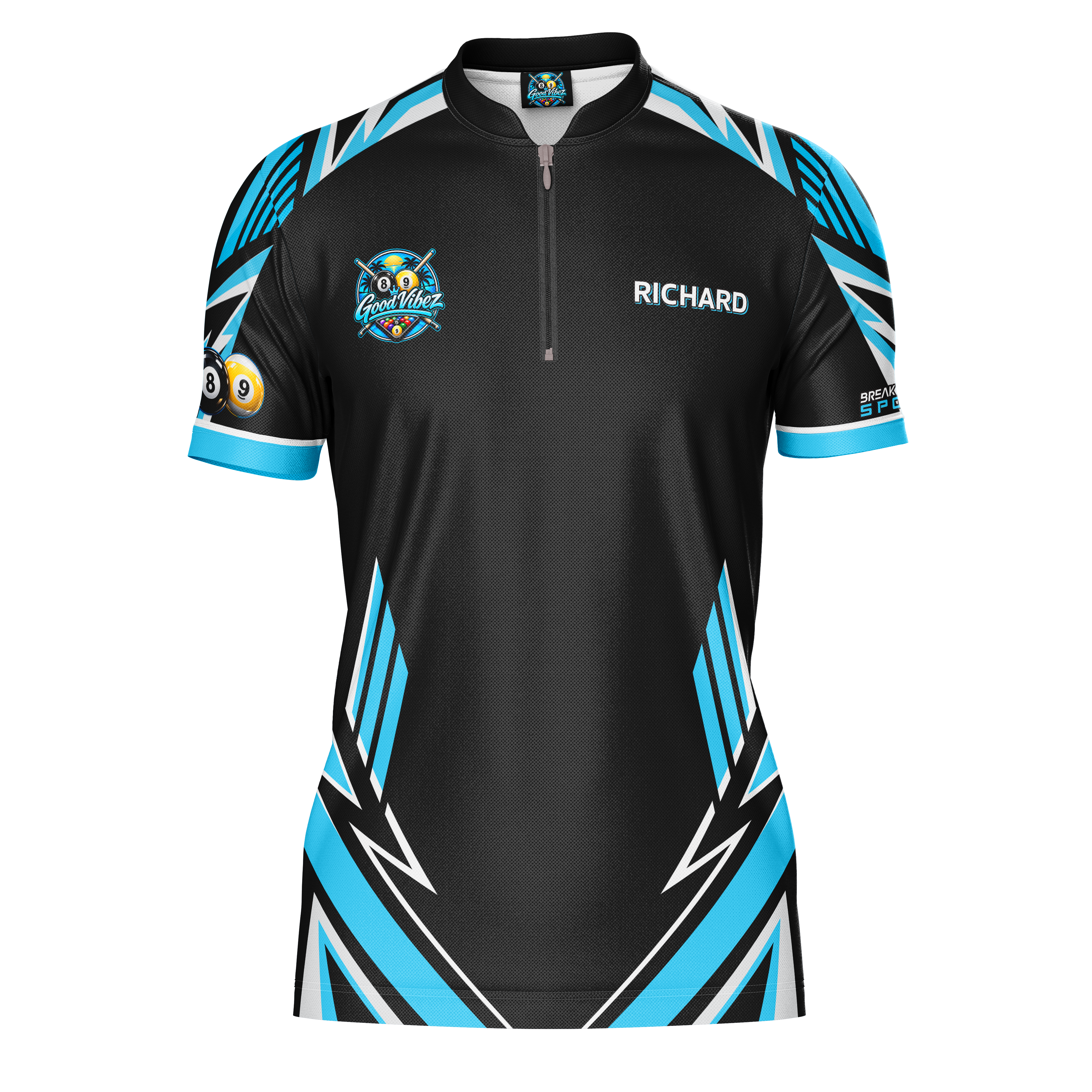 Good Vibez Custom Billiards Jersey