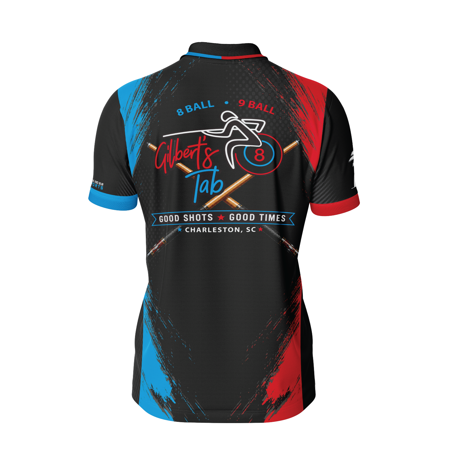 Gilbert's Tab Custom Polo Billiards Jersey