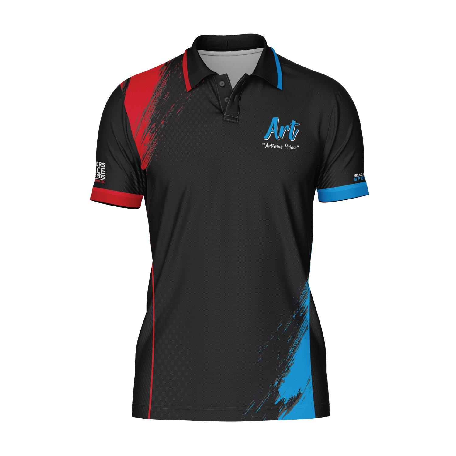 Gilbert's Tab Custom Polo Billiards Jersey