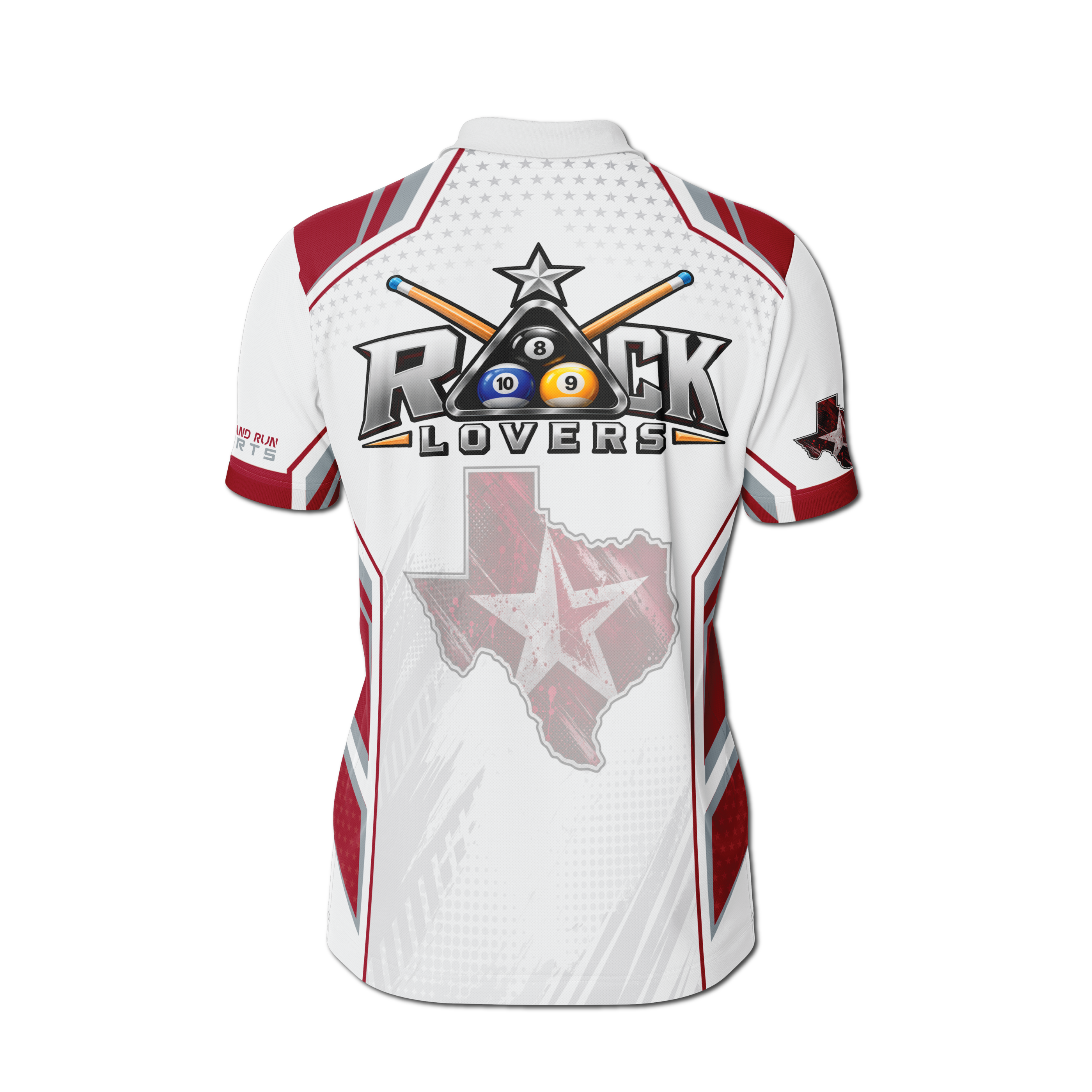 Rack Lovers Custom Billiards Jeresy (WHITE)