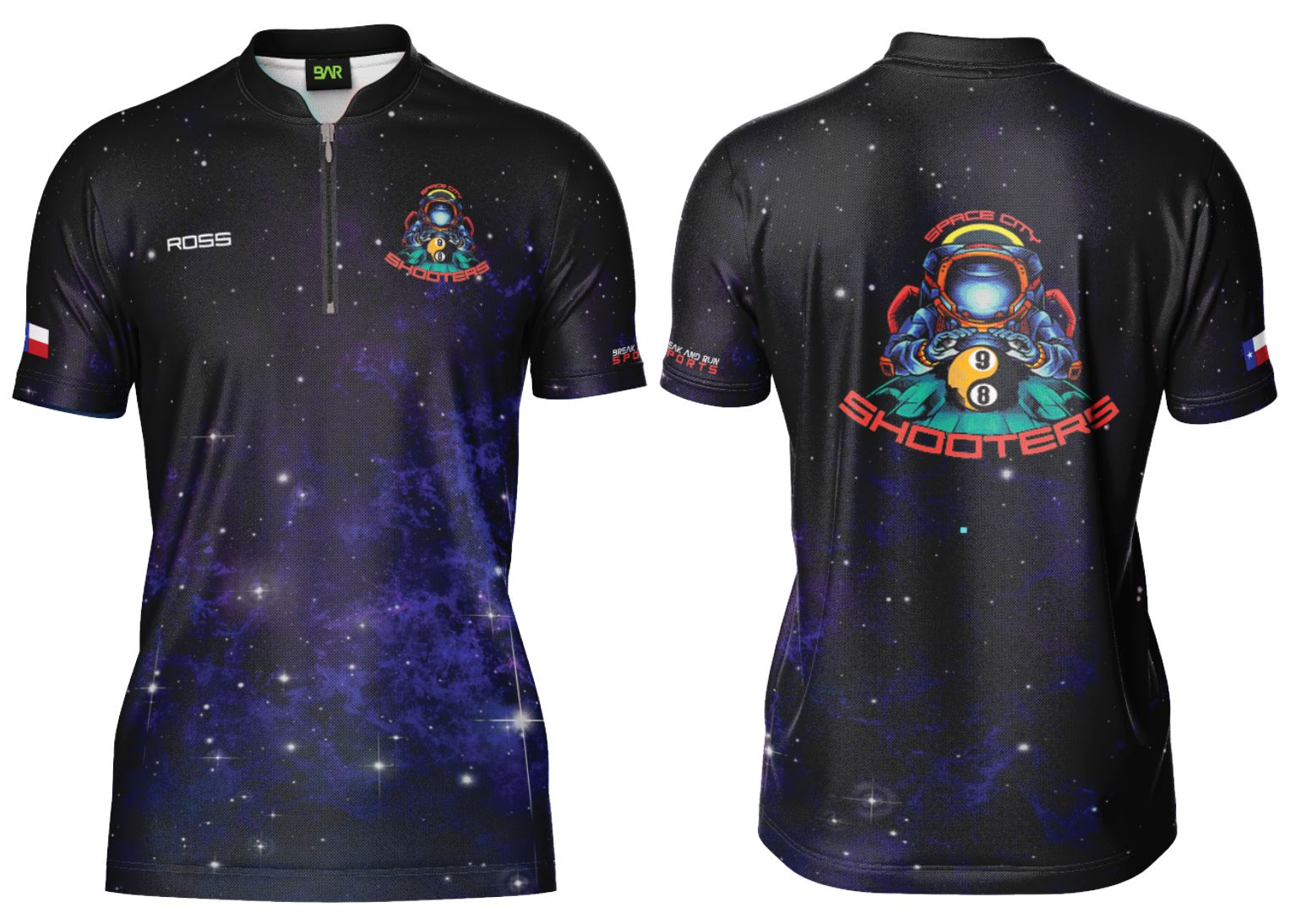 Space City Shooters Custom Sublimated Team Jersey