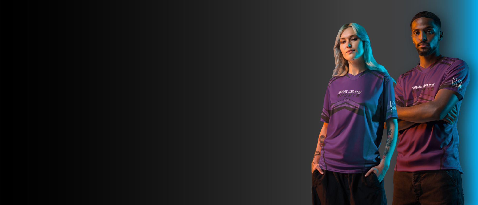 Sublimated pool team jersey designed for APA and BCA league play